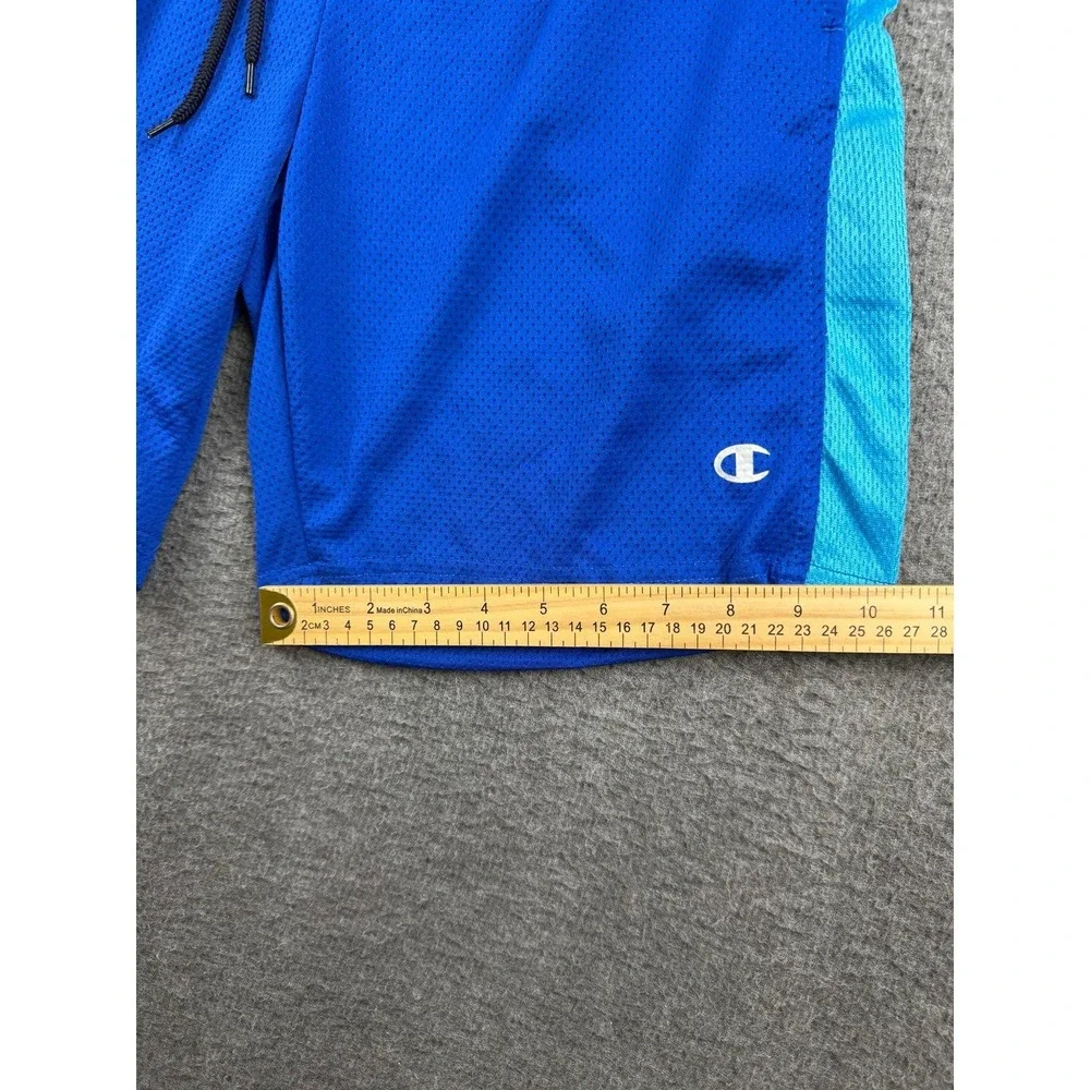 Champion Men's Royal Blue Athletic Basketball Shorts‎ Size Medium Elastic Waist